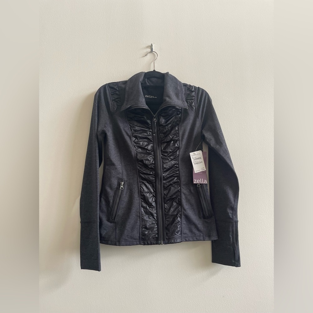 NWT Zella Zip-Up Workout Top